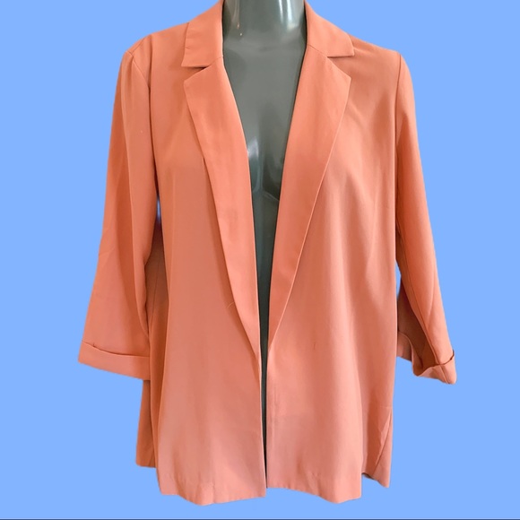 ๐SOLD ๐ Lightweight Peach Blazer by Forever21 - Picture 2 of 4